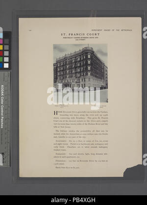 1563 St. Francis, nordöstliche Ecke Riverside Drive und 135 Straße (Nypl b 12647274-465564) Stockfoto