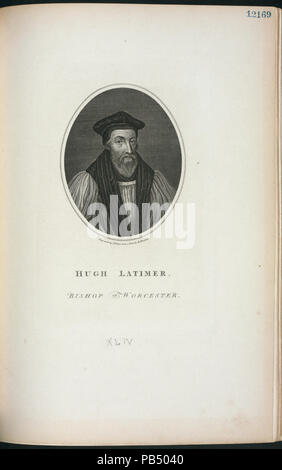 775 Hugh Latimer, Bischof von Worchester (NYPL Hades -255662-430689) Stockfoto