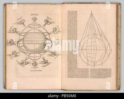 In Claudii Ptolemaei Geographiacae Enarrationis Libri Octo. Künstler: Albrecht Dürer (Deutsch, Nürnberg 1471-1528 Nürnberg); Nach Daniel Hopfer (Deutsch, Kaufbeuren, Augsburg 1471-1536). Thema: Claudius Ptolemaeus (Griechisch, Alexandria (?) A.D. 100?-? 170 Alexandria (?)). Abmessungen: Insgesamt: 16 1/8 x 10 11/16 x 1 3/4 in. (41 x 27,2 x 4,5 cm). Herausgeber: Willibald Pirckheimer (Deutsch, Eichstätt 1470-1530 Nürnberg). Erschienen in: Straßburg. Herausgeber: Johann Grüninger (Deutsch, Markgröningen 1455?-?1533, Straßburg); Johannes Koberger (Nürnberg). Übersetzer: Willibald Pirckheimer (Deutsch, Eichstätt 14. Stockfoto