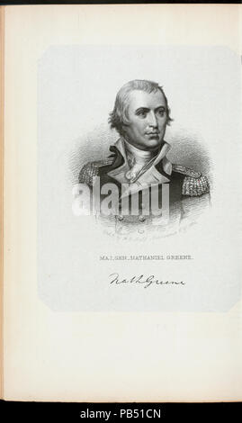 985 Maj Gen Nathaniel (sic) Greene (NYPL Hades -256565-EM 14887) Stockfoto