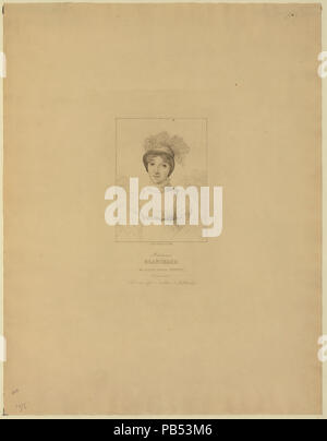 979 Madame Blanchard (Madeleine Sophie Armand) aéronaute LCCN 2002716392 Stockfoto