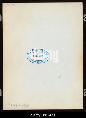 1608 THANKSGIVING DINNER (Besitz) DIE JACKSON (at) "Chicago, IL." (Hotel) (NYPL Hades -270604-4000003200) Stockfoto