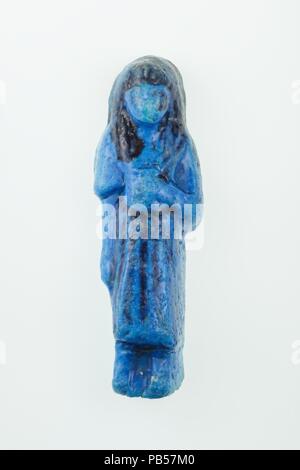 Aufseher Uschebti von Nalle. Abmessungen: H. W. 9,8 × 3,2 × D. 2.2 cm (3 7/8 x 1 1/4 x 7/8 in.). Dynastie: Dynasty 21. Herrschaft: Herrschaft des Psusennes I. Datum: Ca. 1050 v. Chr.. Siehe 30.3.30.1 a, b. Museum: Metropolitan Museum of Art, New York, USA. Stockfoto