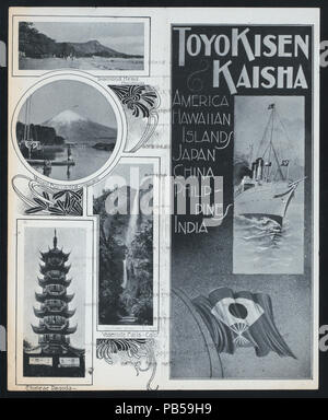 1748 TIFFIN (by) TOYO Kisen Kaisha (at) EN ROUTE AN BORD DER SS HONG KONG MARU (SS gehalten ;) (NYPL Hades -274588-468863) Stockfoto