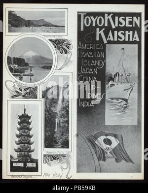 1748 TIFFIN (by) TOYO Kisen Kaisha (at) EN ROUTE AN BORD DER SS HONG KONG MARU (SS gehalten ;) (NYPL Hades -274654-4000010915) Stockfoto