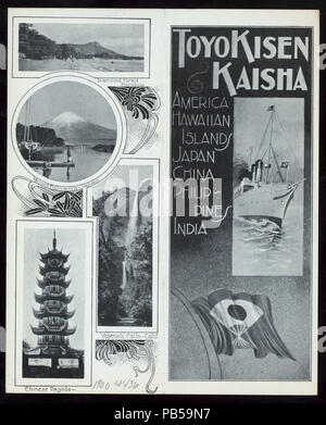 1748 TIFFIN (by) TOYO Kisen Kaisha (at) EN ROUTE AN BORD DER SS HONG KONG MARU (SS gehalten ;) (NYPL Hades -274693-4000010996) Stockfoto