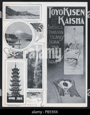 1748 TIFFIN (by) TOYO KISEN KAISHA-HONG KONG MARU (at) EN ROUTE (SS) (NYPL Hades -274855-4000011207 gehalten) Stockfoto