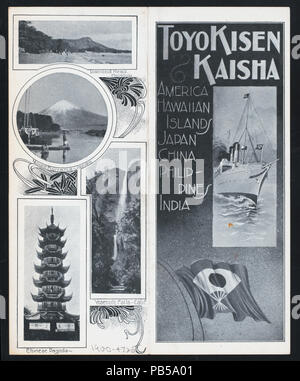 1748 TIFFIN (by) TOYO Kisen Kaisha (at) EN ROUTE AN BORD HONG KONG MARU (SS gehalten ;) (NYPL Hades -274921-4000011286) Stockfoto