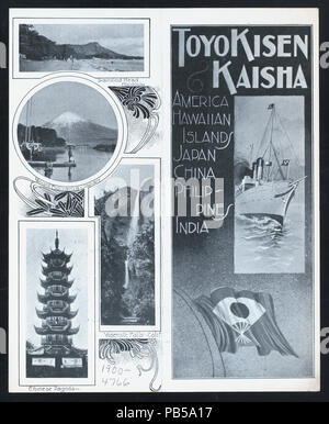 1748 TIFFIN (by) TOYO Kisen Kaisha (at) EN ROUTE AN BORD HONG KONG MARU (SS gehalten ;) (NYPL Hades -274964-4000011346) Stockfoto