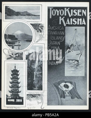 1748 TIFFIN (by) TOYO Kisen Kaisha (at) EN ROUTE AN BORD HONG KONG MARU (SS gehalten ;) (NYPL Hades -275013-4000011407) Stockfoto