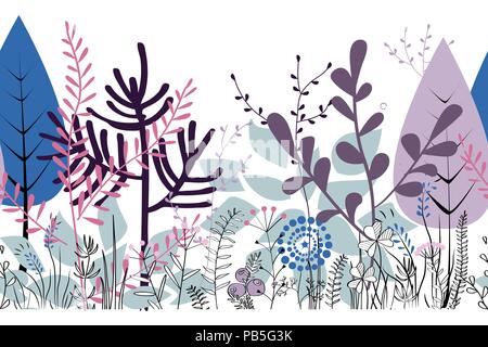 Multicolor trendy tropischen Herbst Hintergrund, exotische Blätter. Vektor botanischen Abbildung, tolles Design Element für Glückwunsch Karten, Fahnen und Stock Vektor