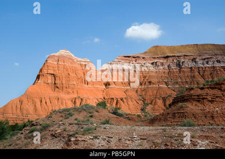 Palo Duro Canyon entlang der Leuchtturm Wanderweg Stockfoto