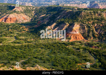 Palo Duro Canyon Spanisch Röcke Bildung Stockfoto