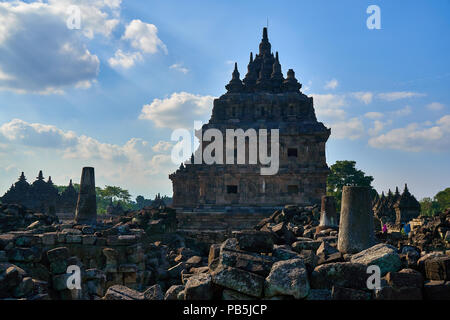 Prambanan-Tempel im indonesischen Hindu-Komplex Stockfoto