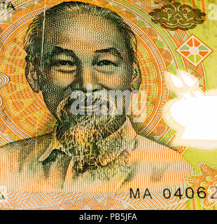 100000 dong Bank Note von Vietnam. Dong ist der nationalen Währung von Vietnam Stockfoto