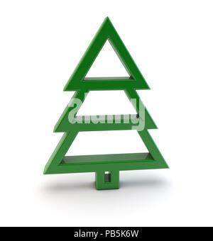 3d christmas tree Symbol Stockfoto