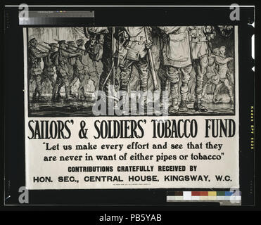 1283 Seeleute &Amp; Soldaten Tabakfonds. "Lasst uns alle Anstrengungen machen und sehen, dass Sie noch nie in der beiden Rohre oder Tabak" LCCN 2003675365 Stockfoto