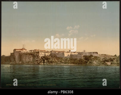 788 Ile Sainte Marguerite, Cannes, Côte d'Azur - LCCN 2001699291 Stockfoto