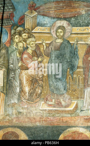 1156 Gemälde in St. Demetrius Kirche (Markova Sušica) 078 Stockfoto
