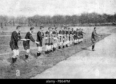 1097 Neuseeland haka 1917 Stockfoto