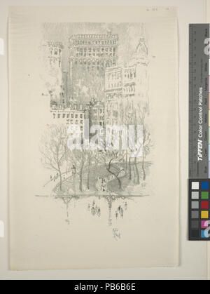 925 Lithographien von New York im Jahre 1904. Union Square (NYPL Hades -1804237-1659506) Stockfoto