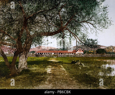 1050 Mission San Antonio de Padua, Monterey County, Kalifornien, 1898 (1) Stockfoto