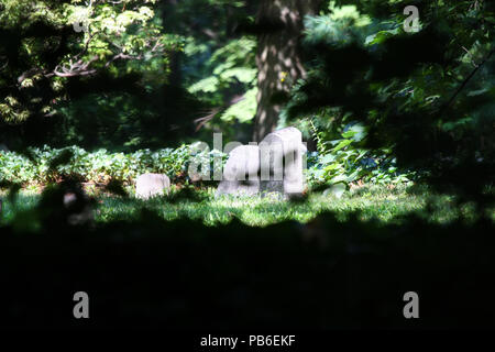 NEW YORK, NY - 16. August: Freunde Quaker Friedhof ist ein Rastplatz von Montgomery Clift. Prospect Park, Brooklyn am 16. August 2016 in New York, USA Stockfoto