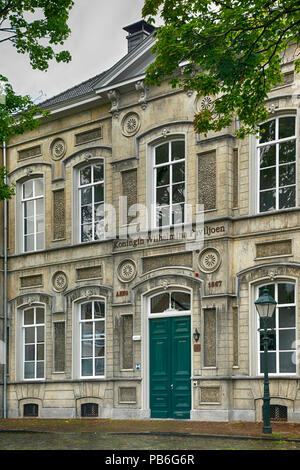 Die Königin Wilhelmina Pavillon Gebäude hat eine historische Sammlung der Royal Military Academy, in Breda, Niederlande, EU Stockfoto