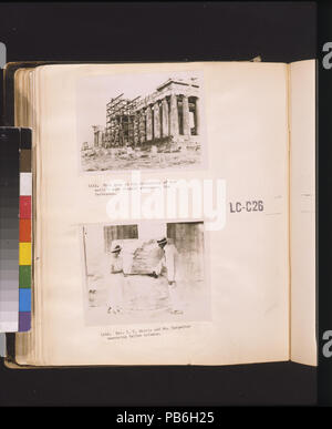 1869 Arbeit geht auf die Retusche der meisten klassischen Aufbau der Welt, dem Parthenon LCCN 2011649943 Stockfoto