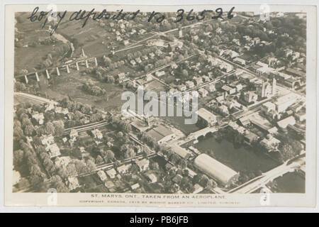 1565 St. Mary's Ontario aus der Luft (HS 85-10 -36526) Original Stockfoto