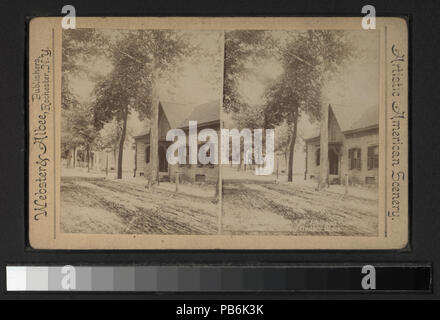 1133 Altes Steinhaus, Cor. John und Krone Sts. Kingston, New York, Hudson River (Nypl b 11708222-G91F097 040 ZF) Stockfoto