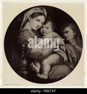 980 Madonna della Sedia durch Boston Public Library Stockfoto