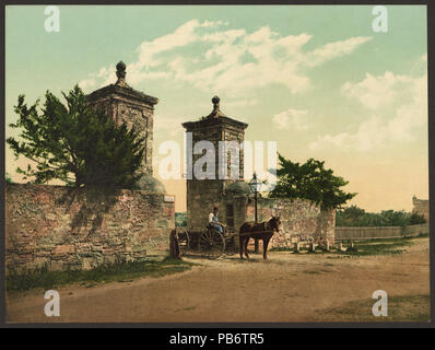 1130 Altes Stadttor, St. Augustine - LCCN 2008678223 Stockfoto