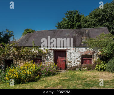 Verlassenen walisischen Scheune Stockfoto