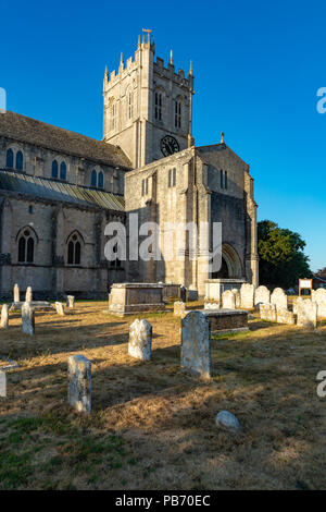 Christchurch Dorset England Juli 23, 2018 aus dem 11. Jahrhundert Priorat Stockfoto