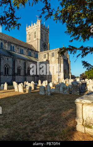 Christchurch Dorset England Juli 23, 2018 aus dem 11. Jahrhundert Priorat Stockfoto