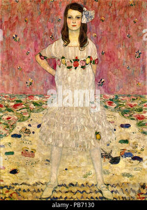 Klimt Gustave - Portrait von Mada Primavesi Stockfoto