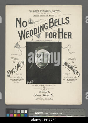 1110 keine Hochzeitsglocken für Sie (NYPL Hades -610286-1255870) Stockfoto