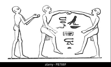 792 Illustrerad Verldshistoria band ich Krank 012 Stockfoto