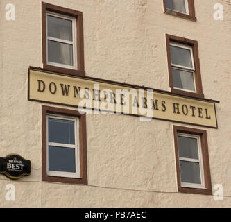 Downshire Arms Hotel. Port Patrick. Schottland Stockfoto