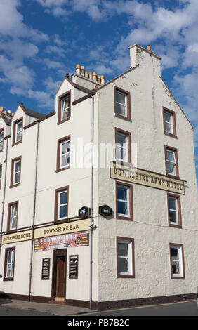 Downshire Arms Hotel. Port Patrick. Schottland Stockfoto