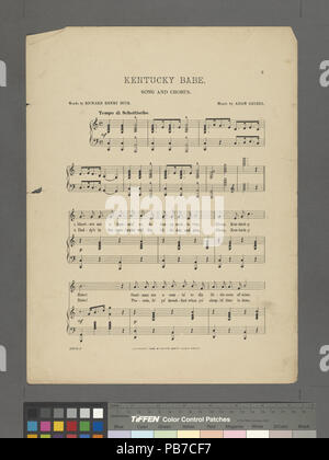 857 Kentucky babe (NYPL Hades -464176-1708439) Stockfoto