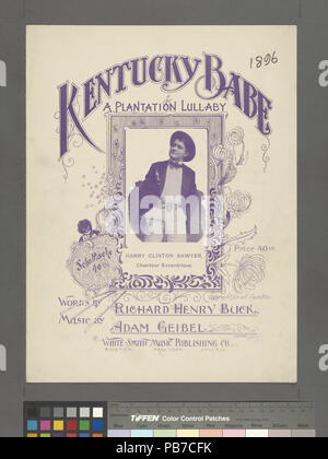 857 Kentucky babe (NYPL Hades -464178-1165952) Stockfoto