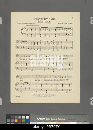 857 Kentucky babe (NYPL Hades -464180-1708480) Stockfoto