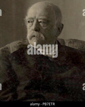 1144 Otto von Bismarck preußischer Staatsmann und ehemaliger Bundeskanzler der Bundesrepublik Deutschland Klaus Niermann 1898 (7/8) Stockfoto