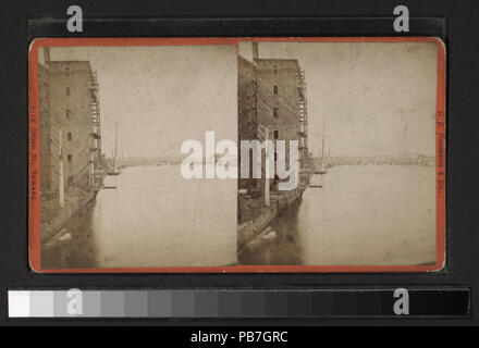 1814 Blick auf den Passaic River, nach unten schaut, Newark, N.J (Nypl b 11707646-G90F451 006 ZF) Stockfoto