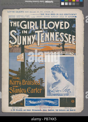 1638 Das Mädchen, das ich liebte, in sonnigen Tennessee (NYPL Hades -608809-1256200) Stockfoto