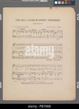 1638 Das Mädchen, das ich liebte, in sonnigen Tennessee (NYPL Hades -608809-1973464) Stockfoto