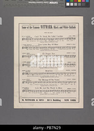 1078 My Wild Irish Rose (NYPL Hades -609715-1990494) Stockfoto