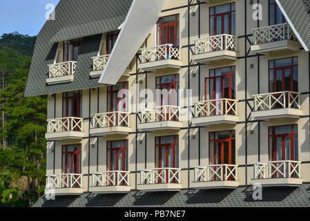 Dalat, Vietnam - 17.August 2017. Mountain Resort in Dalat, Vietnam. Da Lat ist ein beliebtes Touristenziel, liegt 1500 m über dem Meeresspiegel. Stockfoto